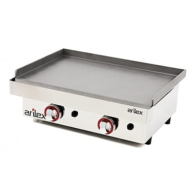 Plancha a gas 60 cm ARILEX en acero laminado de 6 mm 60PGL
