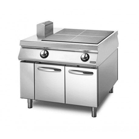 Cocina con 2 placas radiantes a gas sobre mueble con puertas S.1100 SE 110/100 TPG Cocina con 2 placas radiantes a gas sobre mueble con puertas S.1100 SE 110/100 TPG