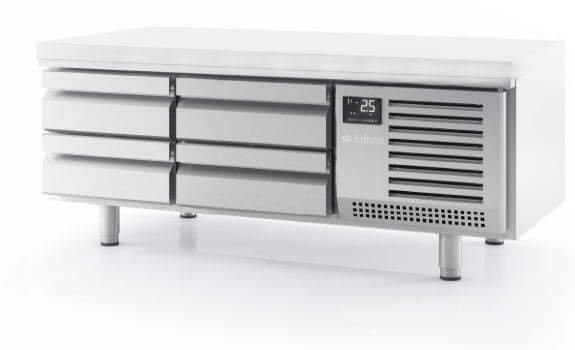 Mesa baja refrigeración Series GN1/1 700 MSG 1600 Mesa baja refrigeración Series GN1/1 700 MSG 1600