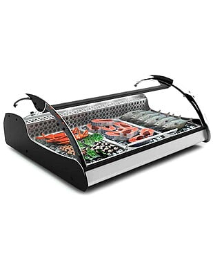 Vitrina expositora refrigerada para pescado VX2-n