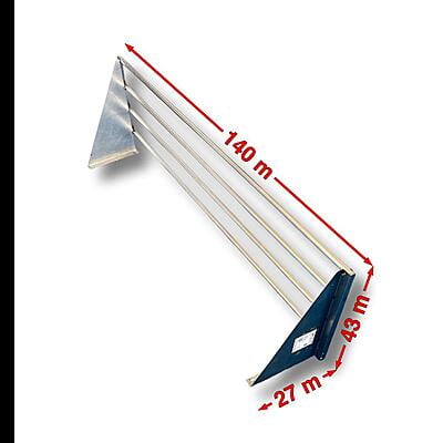 Copia de Estantería mural de tubo 140x43x27 Copia de Estantería mural de tubo 140x43x27